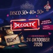 24.10 Back to Decolte DISKO 30+ 40+ 50+