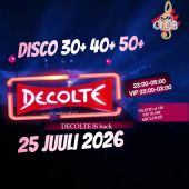 25.07 Back to Decolte DISKO 30+ 40+ 50+