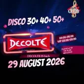 29.08 Back to Decolte DISKO 30+ 40+ 50+