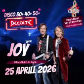 25.04 Back to Decolte DISKO 30+ 40+ 50+ Joy live